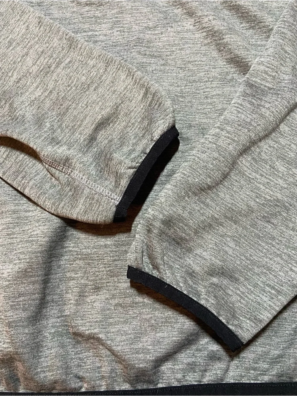 The North Face Men’s Quarter Zip Fleece Pullover Gray & Black Jacket Men's XL